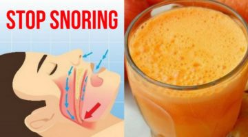 Drink This Juice Before Bedtime to Stop Snoring and Sleep Apnea