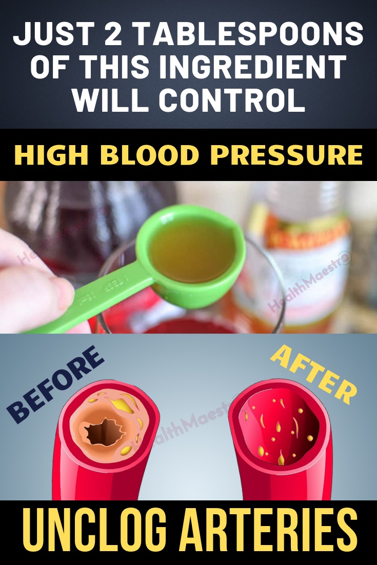 Only 2 Tablespoons of this ingredient Unclog Arteries and Lower High